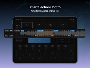 MUSE – Backing Track Player iPad screenshot