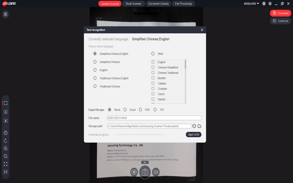 #1. Joyusing Scanner Pro (macOS) Podle: Fujian Joyusing Technology Co., Ltd.