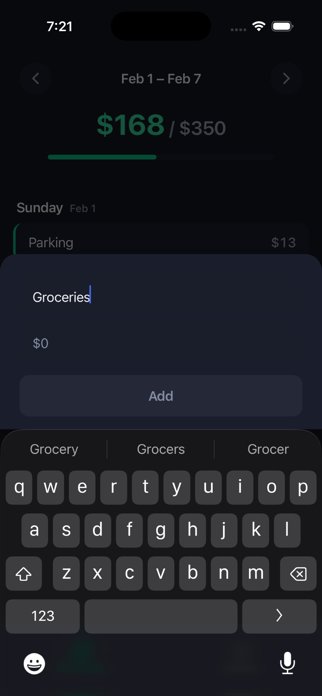 Chestnut: Budget Manager Screenshot 2 of 3