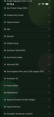 WhatTheLabel: Food Scanner screenshot