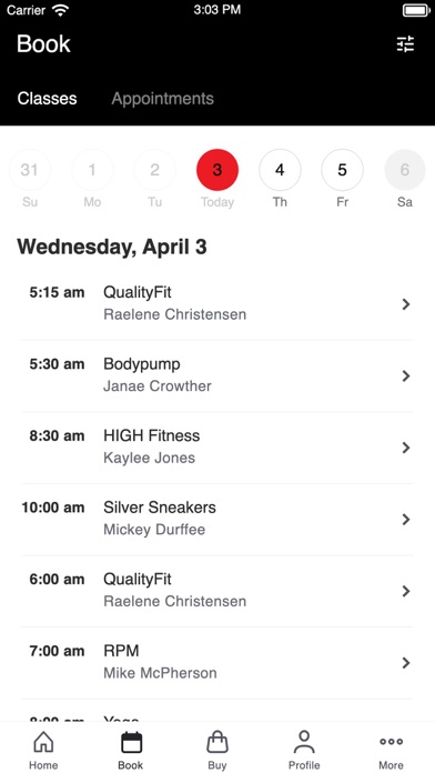 Quality Fitness and Health Screenshot