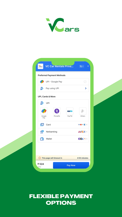 VCars - Self Drive Car Rentals Screenshot