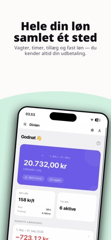 Dinløn screenshot