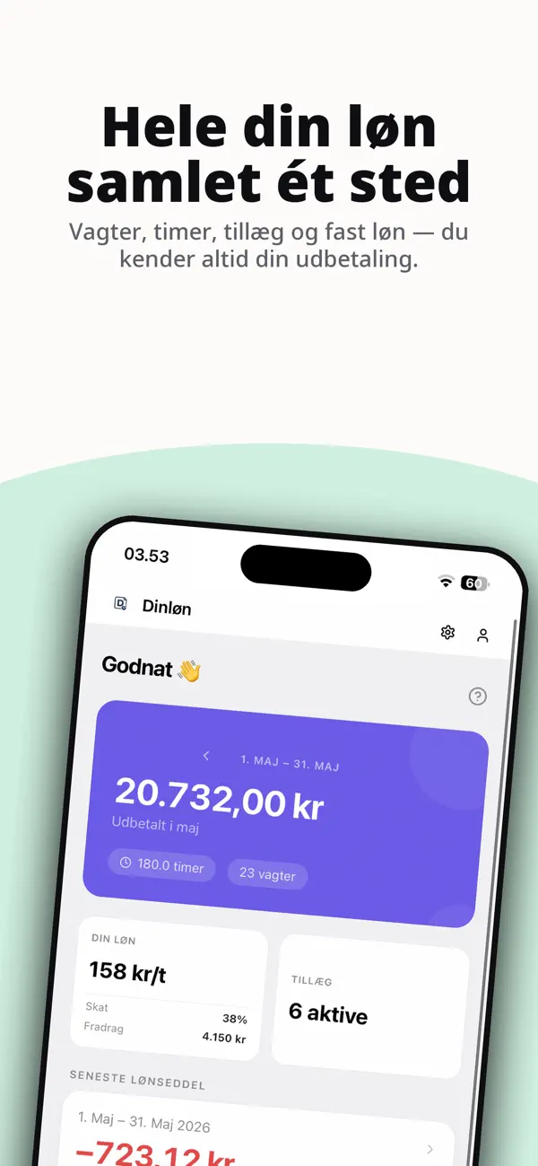 Screenshot #3 pour Dinløn