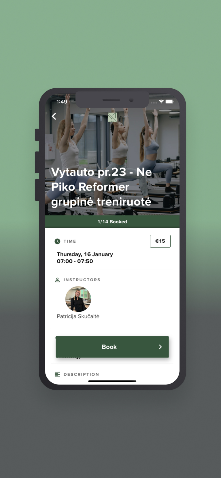 MyPilates LT screenshot 3
