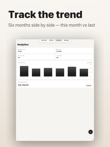 Walti: Expense Tracker iPad screenshot
