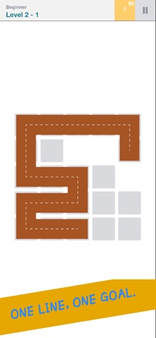 Fill One: Line Brain Puzzle Screenshot 1 of 3