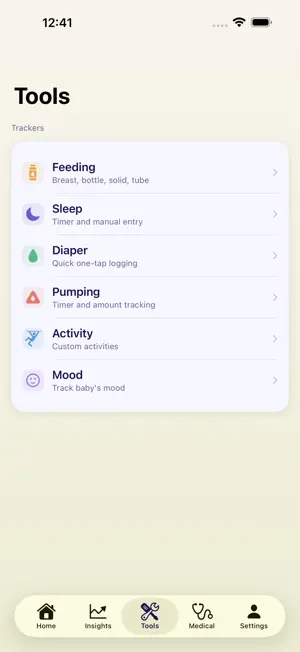 Lucas: Baby Tracker & Log screenshot 3