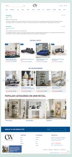 Studio GKW- Furniture Online screenshot 1