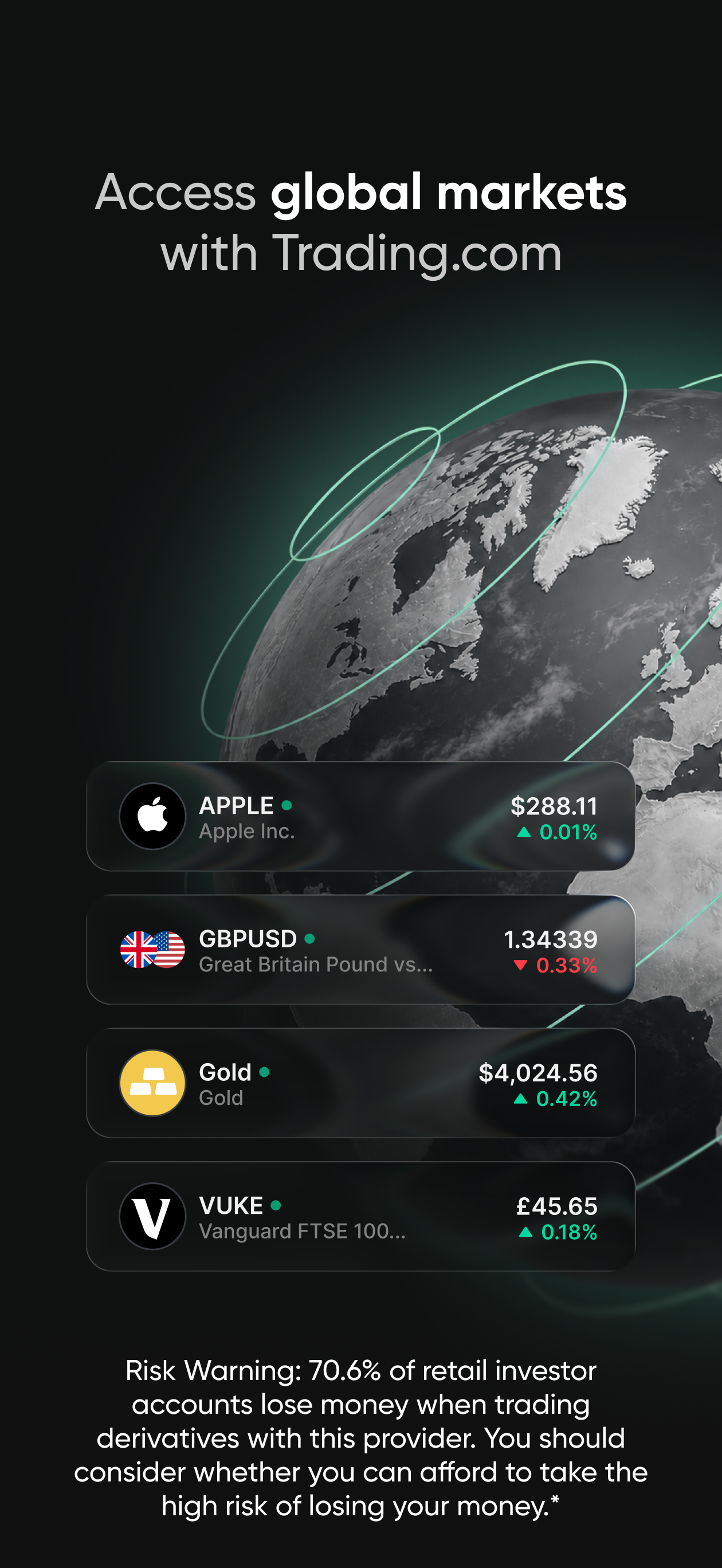 Trading.com invest & trade app screenshot 3