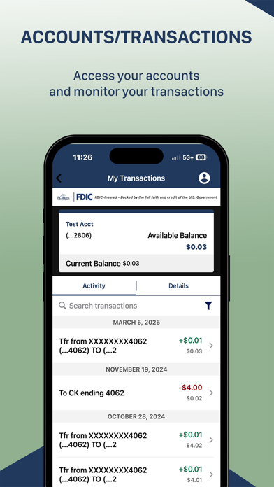 Paper City Savings Bank Biz Screenshot