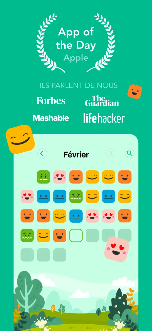 Screenshot #1 pour Daylio: Journal intime, Humeur