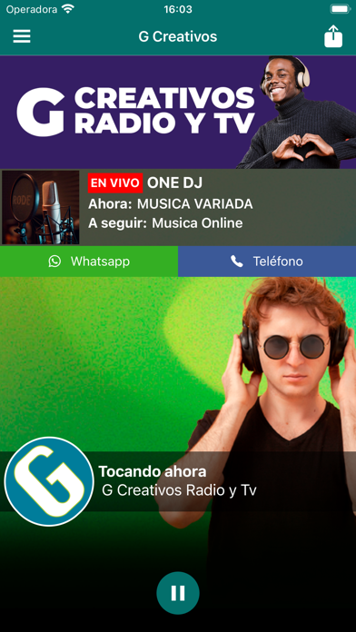 G Creativos Radio y Tv Screenshot
