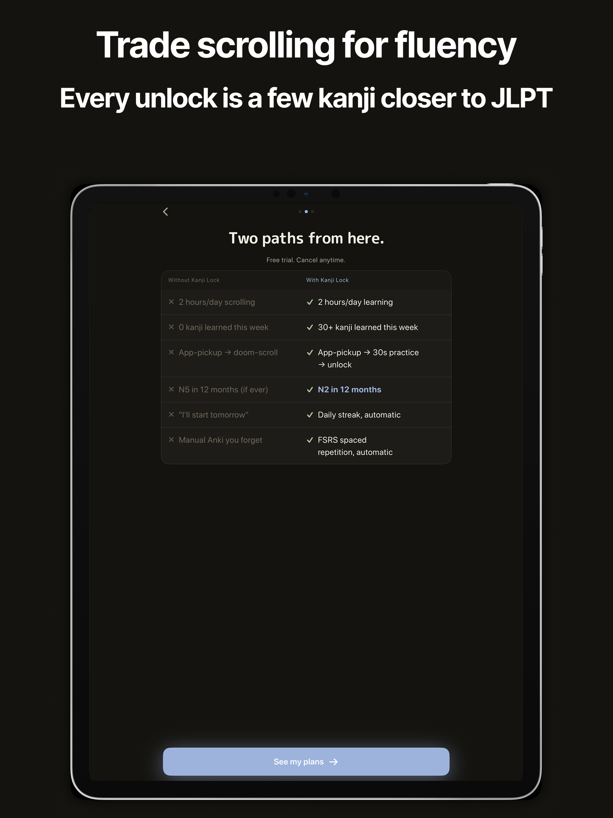 KanjiLock: App Blocker & Focus screenshot 14
