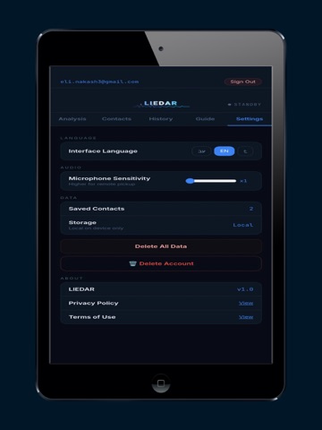 App screenshot