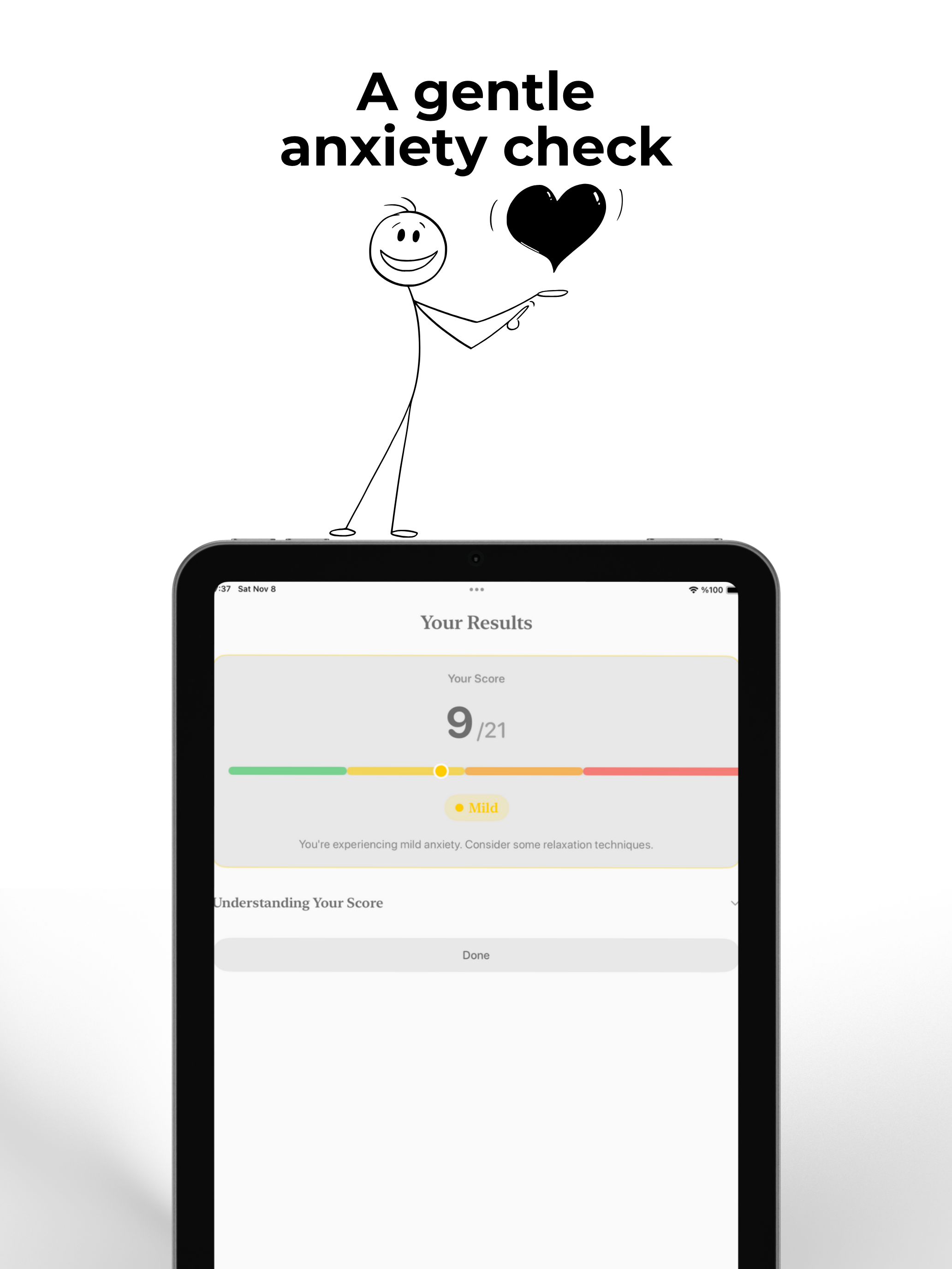 Calmi: Anxiety Tracker & Test