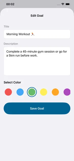 GoalFlow: Daily Goals screenshot 2