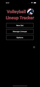 Volleyball Lineup Tracker screenshot #1 for iPhone