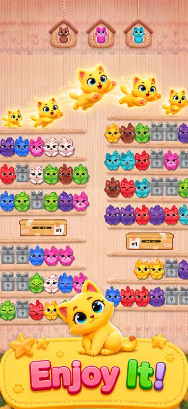 Cutie Sort - かわいい色分けゲーム screenshot 5 of 5