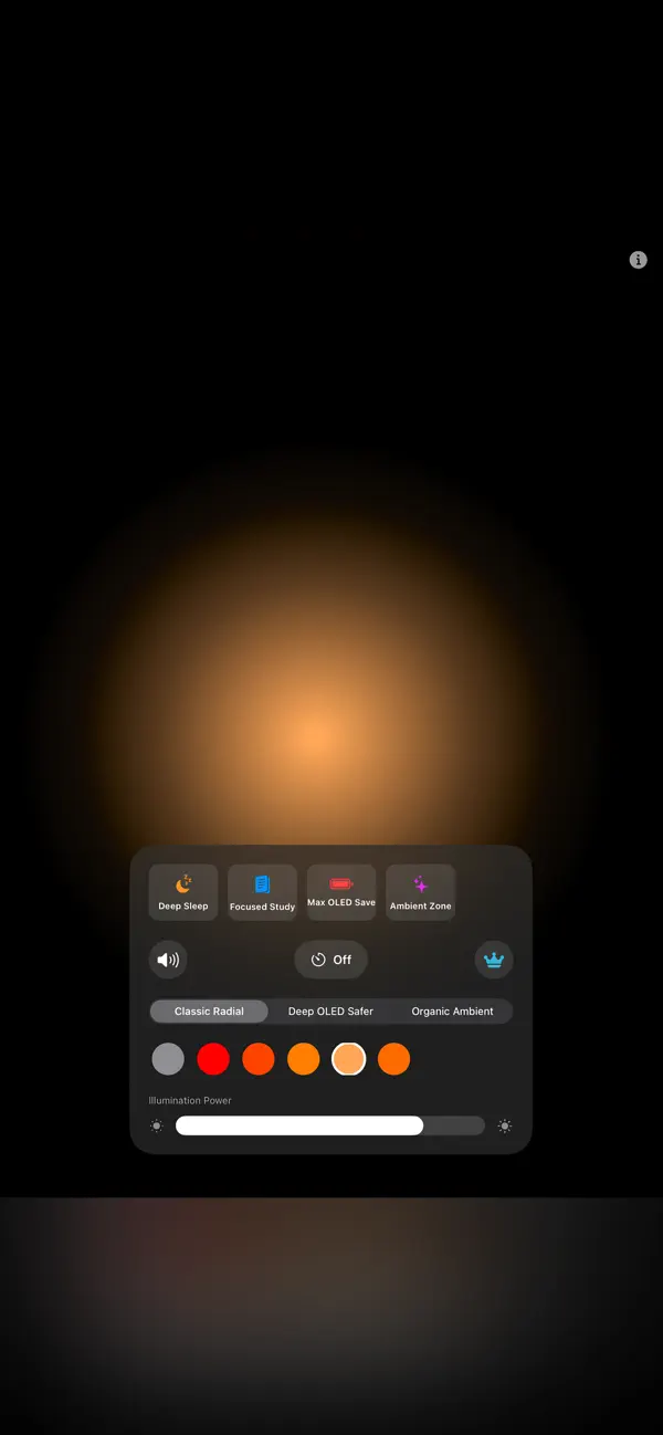 Amber: Study, Focus, and Sleep iPhone and iPad interface for Session timers, masking noise, and a reading ruler, from the official App Store gallery