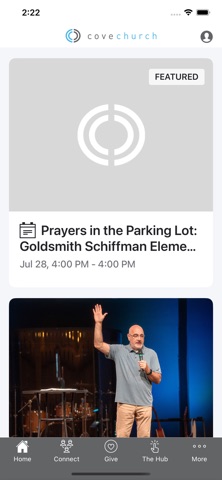 Cove Church app screenshot 2