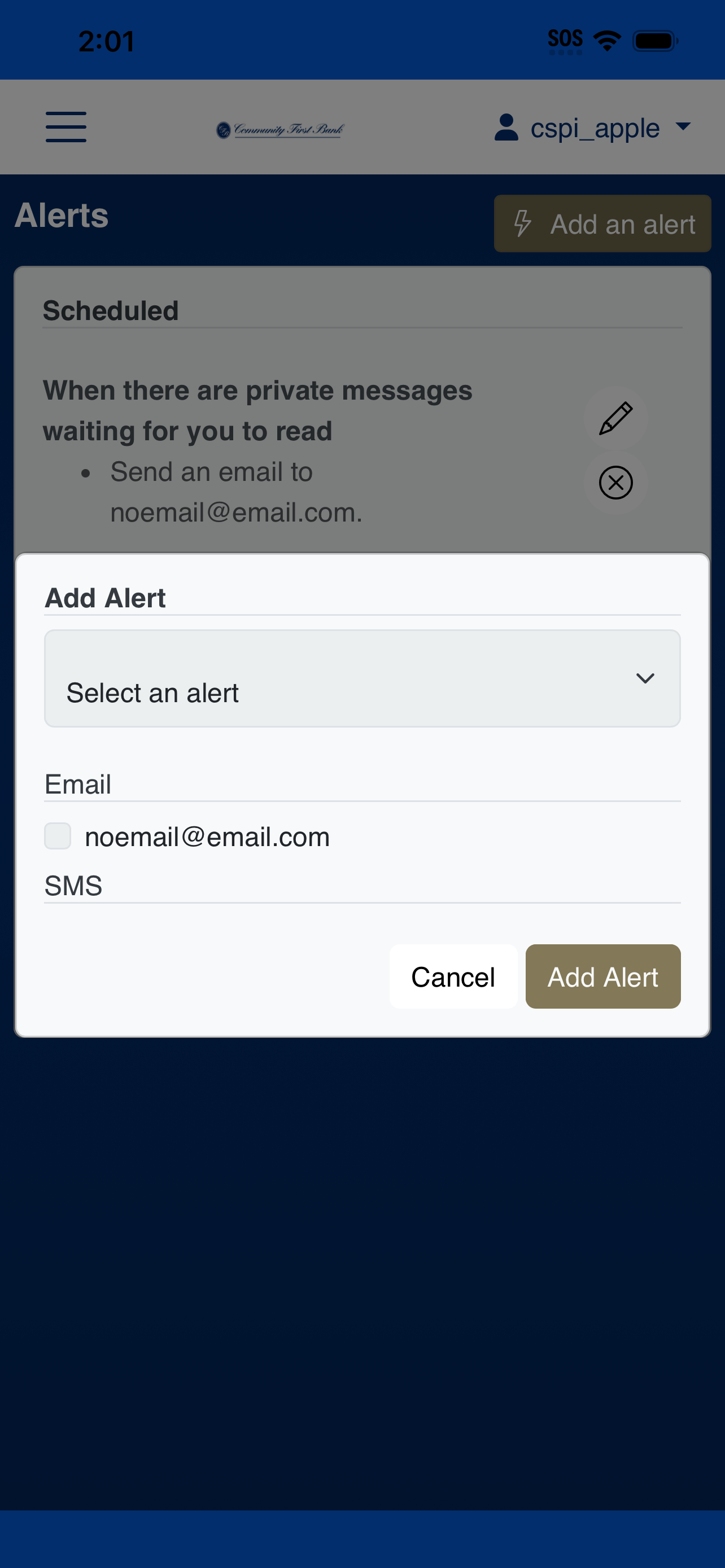Community First Bank Mobile screenshot 4