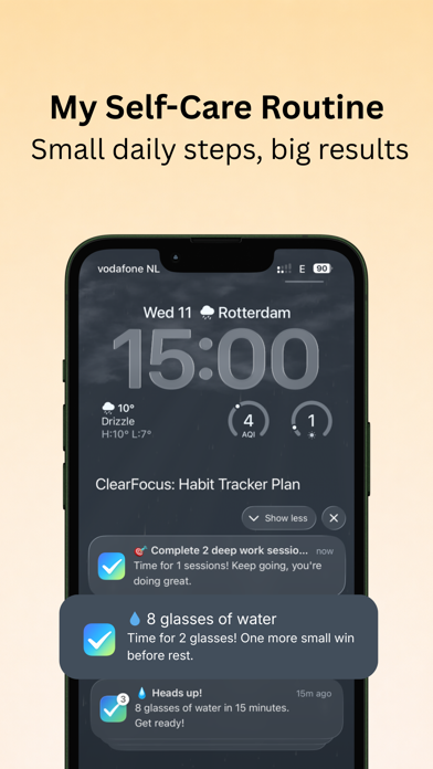 ClearFocus: Habit Tracker Plan Screenshot 1 of 7