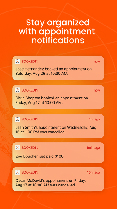 Bookedin Appointment Scheduler Screenshot