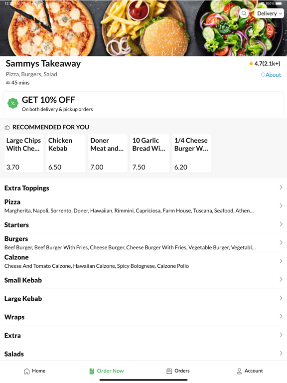 Screenshot #6 pour Sammys Takeaway EllesmerePort.