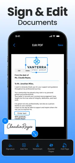Scanner App - PDF & Belge Tara iPhone Ekran Görüntüsü 2