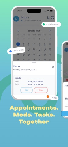 Brelti: Family Caregiver App screenshot
