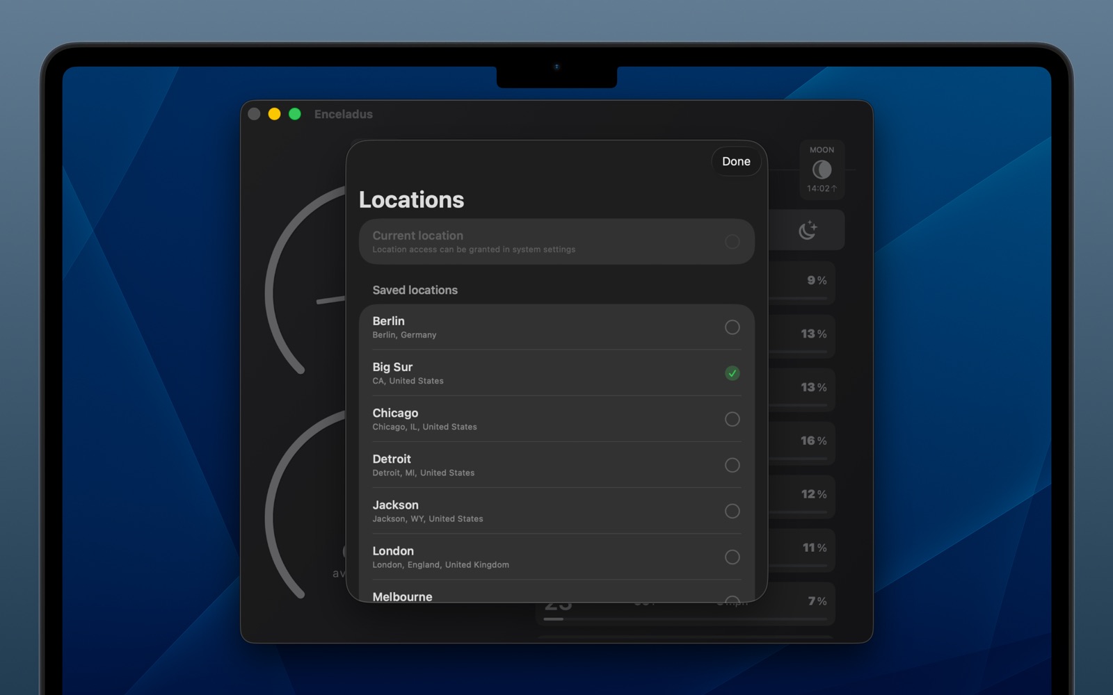 Enceladus mac screenshot 1