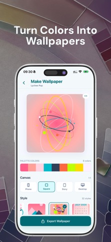 Color Palette: Picker Analysis iPhone screenshot