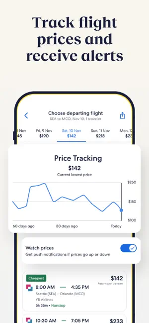 Expedia: Hotels, Flights, Cars iPhone screenshot 5