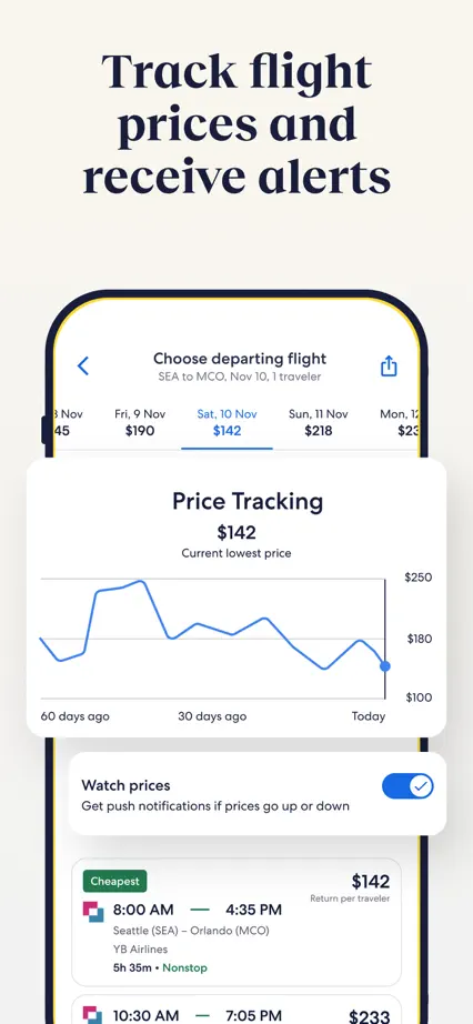 Expedia, App Store screenshot 5