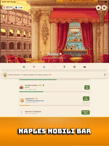 Bar Italia Tycoon iPad screenshot