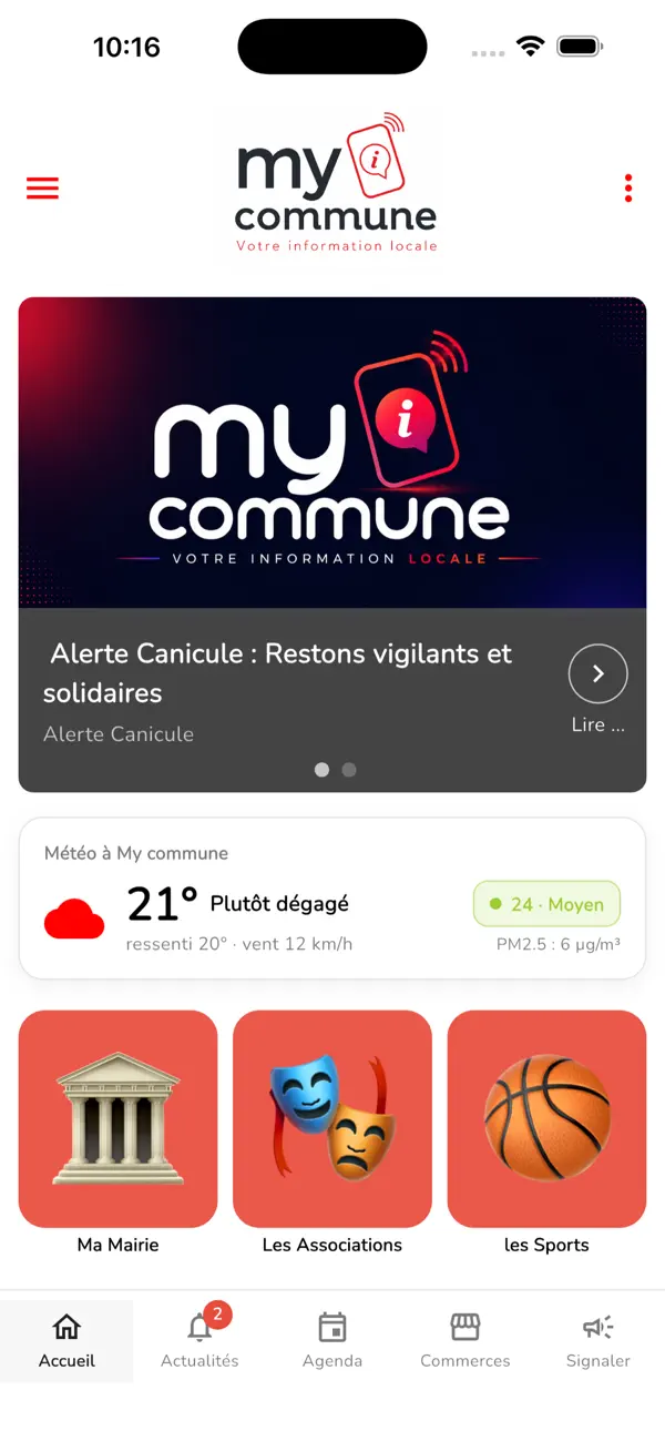 Screenshot #1 pour My Commune