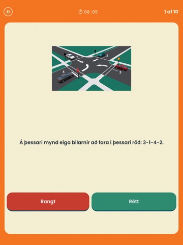 Bílprófið iPad screenshot
