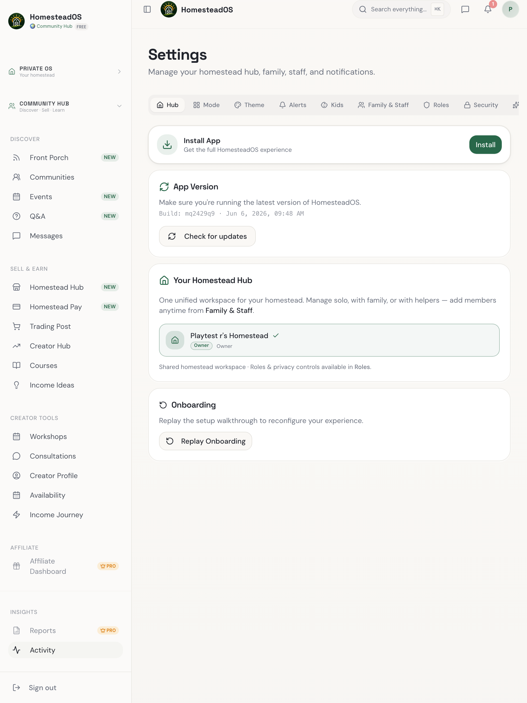 HomesteadOS: Homestead App screenshot 14
