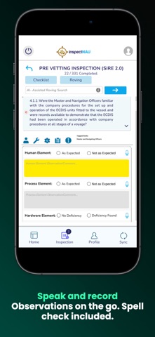 InspectNAU screenshot