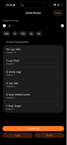 RecipeScale Screenshot 3 of 5