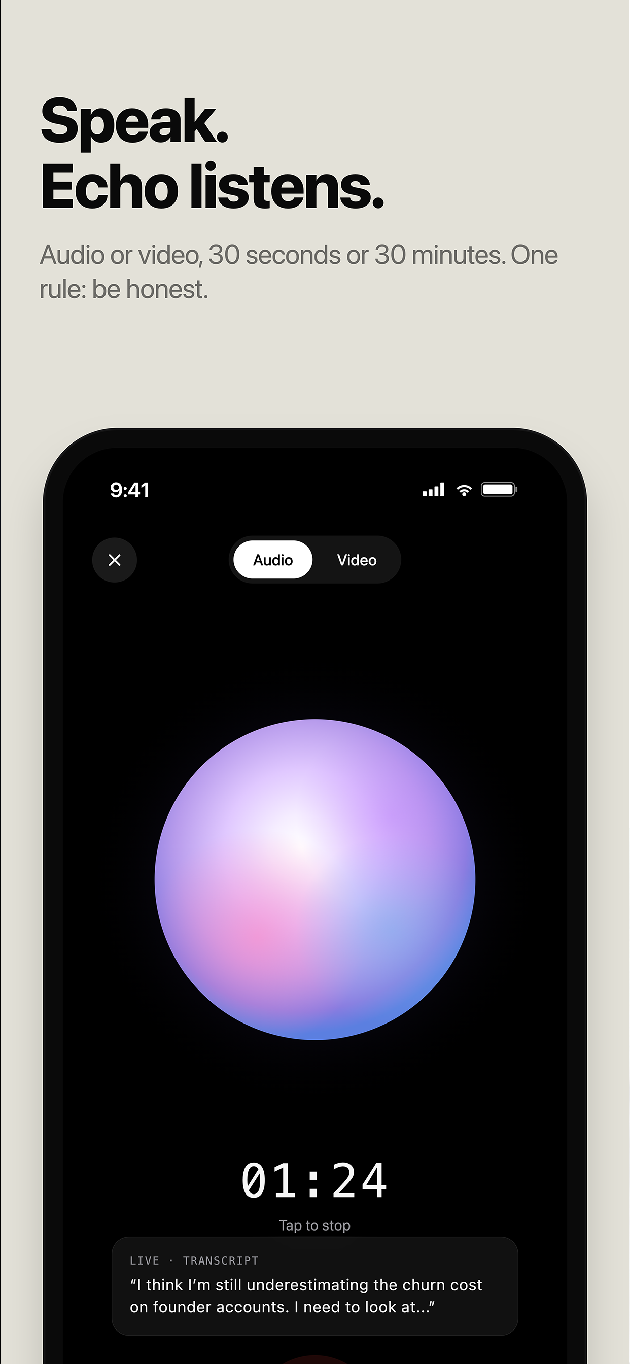 Echo - Your AI co-founder
