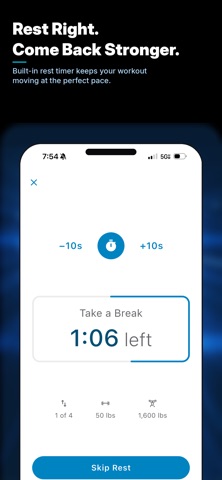 Echelon Workout Builder AI iPhone screenshot