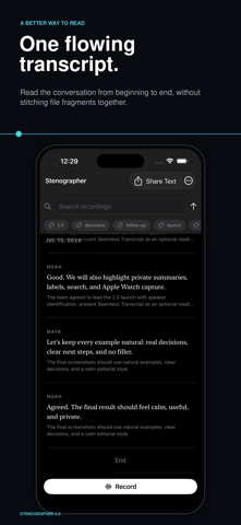 Stenographer app screenshot 3
