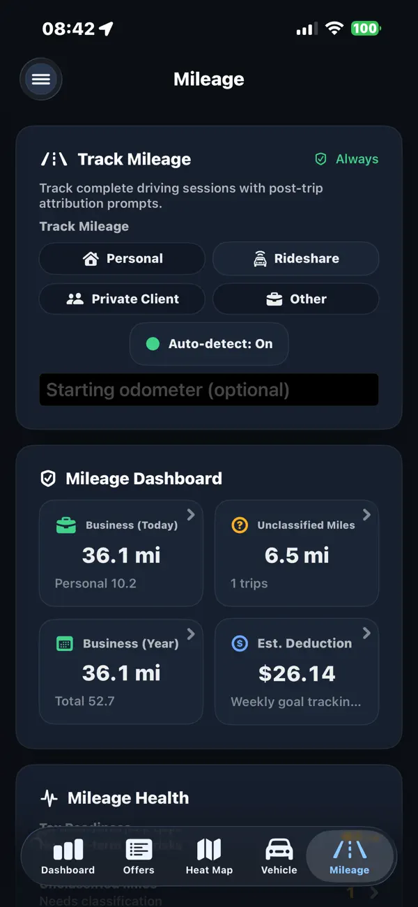 #3. OfferIQ: Gig Pay Calculator (iOS) By: CHOFR LLC