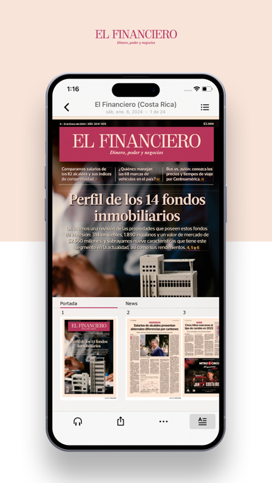 El Financiero Costa Rica Screenshot