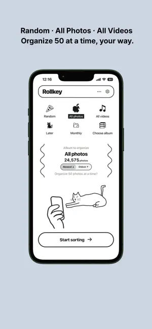 Rollkey - Photo Organizer screenshot 2