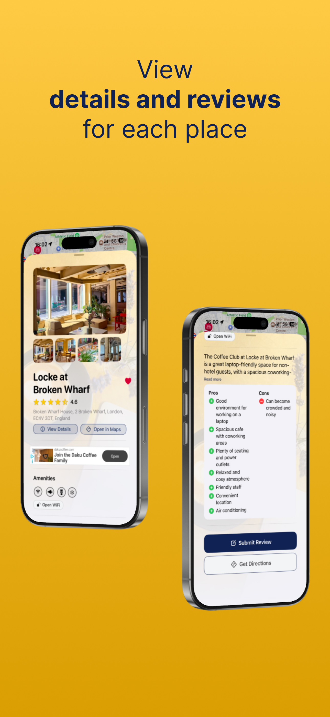 Cafés To Work From screenshot 5