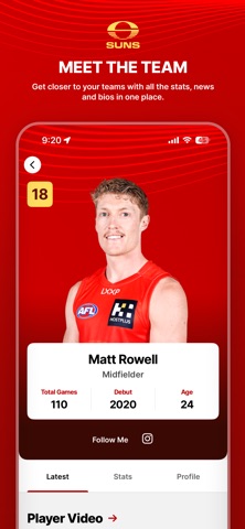 Gold Coast SUNS Official App screenshot