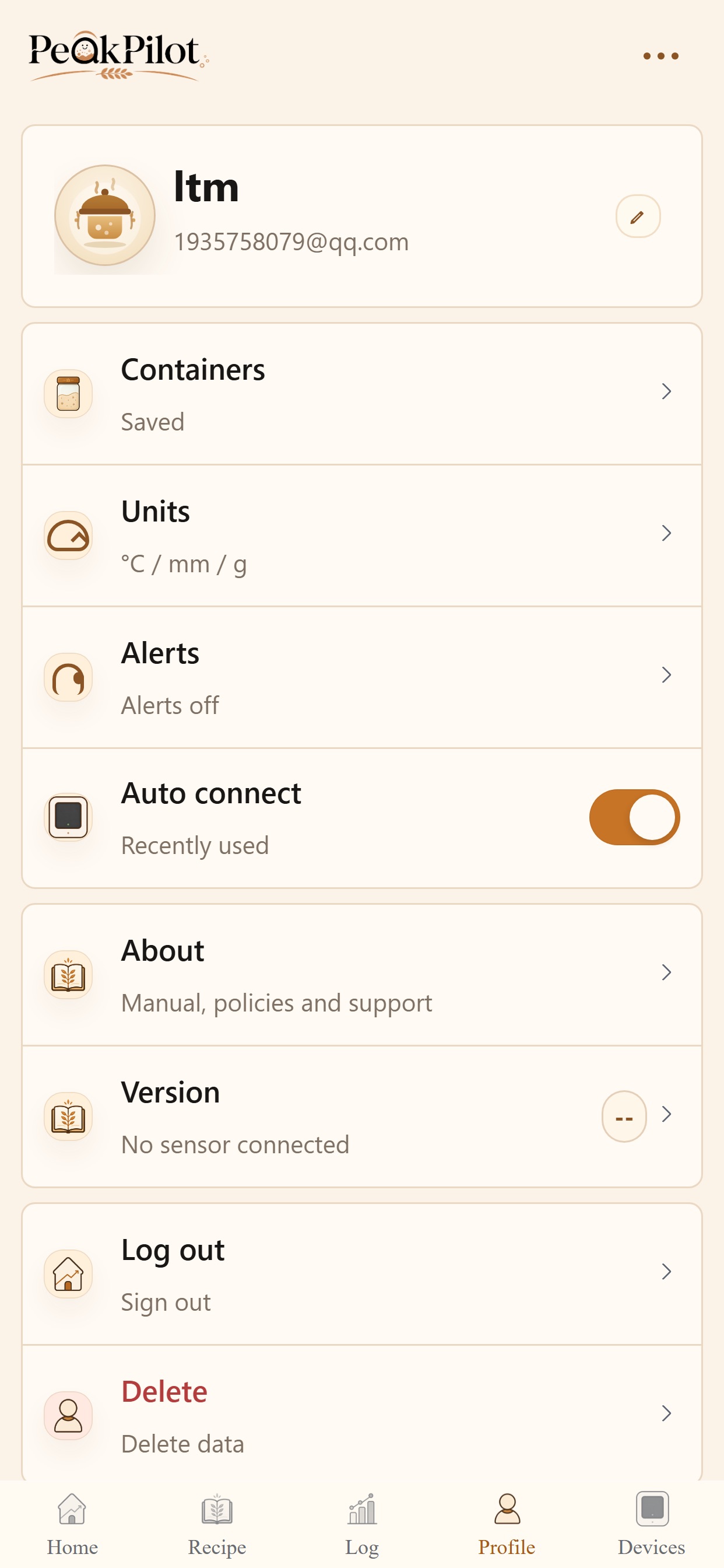 Screenshot 2 of peakPilotApp